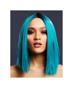 Fever Kylie Turquoise/black Ombre Short Straight Wig
