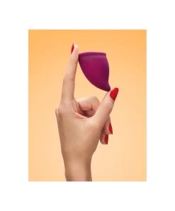 Fun Factory Fun Cup Menstrual Cup -Sex Toy Store fun cup size b menstrual cup grape 3