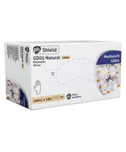 Polyco Healthline White Disposable Latex Gloves (100 Pcs) -Sex Toy Store gd05 med box