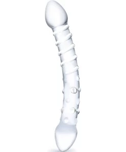 Gläs Double Trouble Glass Dildo