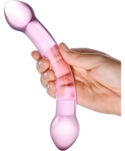 Gläs Double Trouble Pink Glass Dildo -Sex Toy Store glas double trouble pink 3