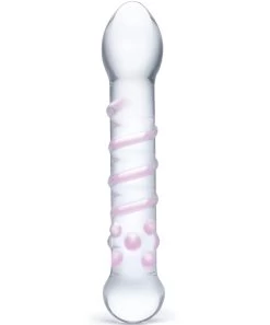 Gläs Spiral Staircase Glass Dildo