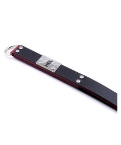 HEL Milano Rettile Three Layer Leather Paddle -Sex Toy Store hel milano rettile three layer leather paddle blk 3