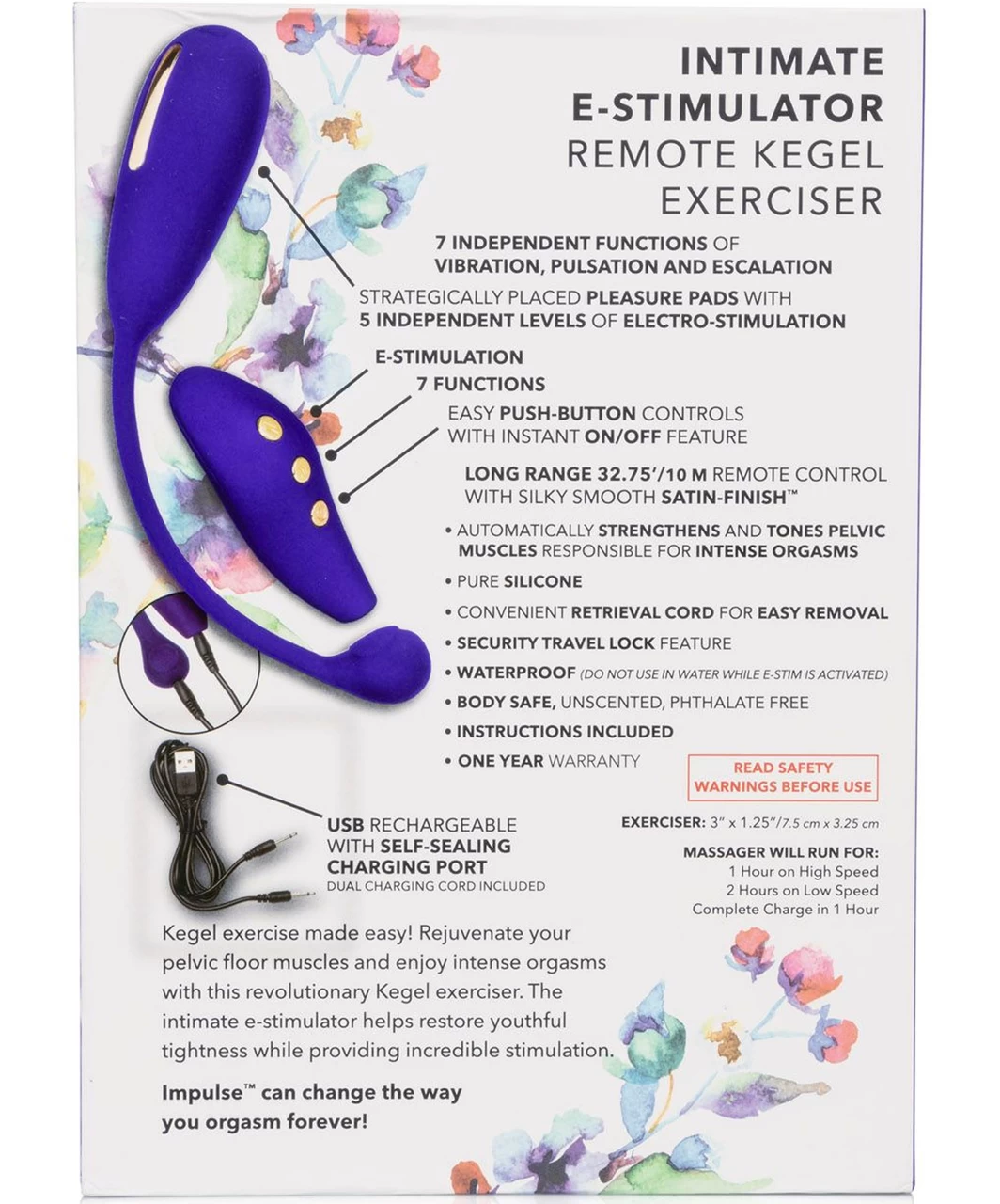 CalExotics Impulse E-stim Remote Pelvic Exerciser 6 CalExotics Impulse E-stim Remote Pelvic Exerciser - Image 4