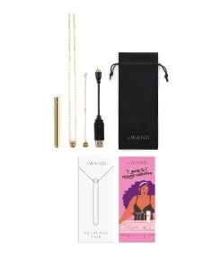 Le Wand Necklace Vibe -Sex Toy Store le wand necklace vibe gld 6