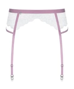 Obsessive Lilyanne White Lace Garter Belt -Sex Toy Store lilyanne white garter belt f