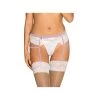Obsessive Lilyanne White Lace Garter Belt -Sex Toy Store lilyanne white garter belt fm