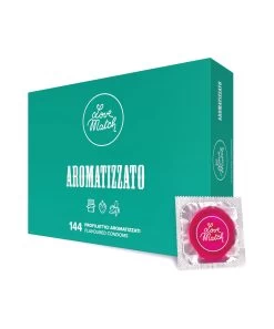 Love Match Aromatizzato Flavoured Condom Combo (144 Pcs)