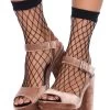 Leg Avenue Mara Black Net Ankle Socks -Sex Toy Store mara black net ankle socks