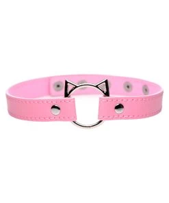 Master Series Kinky Kitty Ring Slim Choker -Sex Toy Store master series kinky kitty ring slim choker pnk 1