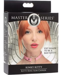 Master Series Kinky Kitty Ring Slim Choker -Sex Toy Store master series kinky kitty ring slim choker pnk 4