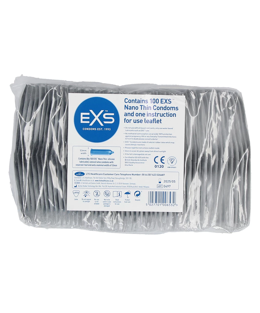 EXS Nano Thin Condoms (48 / 100 Pcs) 5 EXS Nano Thin Condoms (48 / 100 Pcs) - Image 3