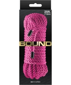 NS Novelties Bound Nylon Bondage Rope (7,6 M) -Sex Toy Store ns novelties bound nylon bondage rope 7 6 m pnk p