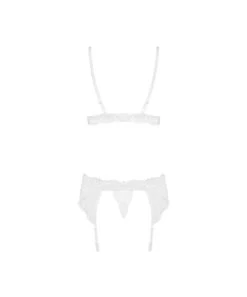 Obsessive White Lace Lingerie Set With Suspender Belt -Sex Toy Store obsessive 810 seg 2 5 5fa3bf3b1e9b9