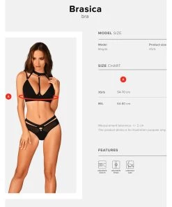 Obsessive Brasica Black Bra -Sex Toy Store obsessive brasica black bra 5