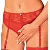 Obsessive Dagmarie Red Crotchless Garter Panties -Sex Toy Store obsessive dagmarie red crotchless garter panties 1