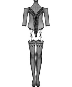 Obsessive Black Crotchless Bodystocking -Sex Toy Store obsessive g333 black crotchless bodystocking 3