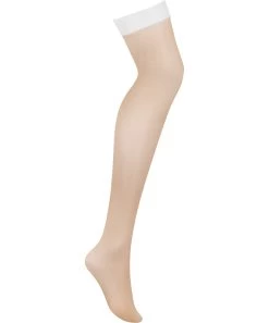 Obsessive Beige Suspender Stockings -Sex Toy Store obsessive s814 beige suspender stockings 3
