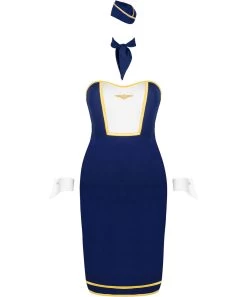 Obsessive Stewardess Blue Erotic Set -Sex Toy Store obsessive stewardess blue erotic set 3