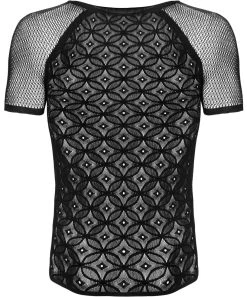 Obsessive Black Net T-shirt -Sex Toy Store obsessive t102 black net t shirt 4