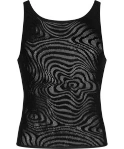Obsessive Black Net Tank Top -Sex Toy Store obsessive t103 black net tank top 3