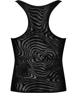 Obsessive Black Net Tank Top -Sex Toy Store obsessive t103 black net tank top 4
