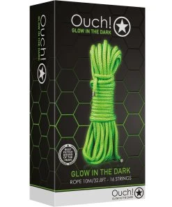 Ouch! Glow In The Dark Rope (5 / 10 M) -Sex Toy Store ouch glow in the dark rope 4
