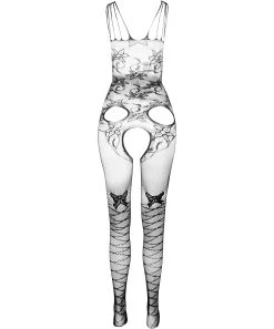 Passion BS076 Net Crotchless Bodystocking -Sex Toy Store passion bs076 net crotchless bodystocking blk 4