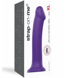 Strap-on-me Strap On Me Purple Dual Density Bendable Dildo -Sex Toy Store purple dual density bendable dildo xl pack