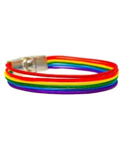 Rainbow Pride String Bracelet