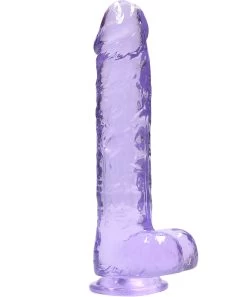 RealRock Crystal Cock Large Dildo -Sex Toy Store realrock crystal cock large pur 1