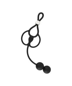 Rebel Cock & Scrotum Support Rings With Anal Beads -Sex Toy Store rebel cock scrotum support rings with anal beads 3