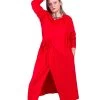 MAKE Red Lounge Robe -Sex Toy Store red lounge robe eh0007 1