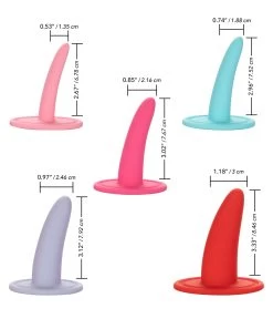 CalExotics She-ology 5-piece Wearable Vaginal Dilator Set 10 CalExotics She-ology 5-piece Wearable Vaginal Dilator Set -Sex Toy Store she ology 5 piece wearable vaginal dilator set 3