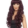 Fever Siren Burgundy Wig -Sex Toy Store siren wig burgundy 42263