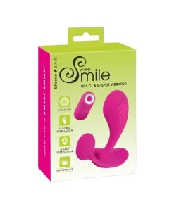 Smile Clitoris & G-spot Remote Control Vibe 21 Smile Clitoris & G-spot Remote Control Vibe -Sex Toy Store smile cliroris g spot remote control vibe 10