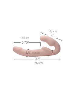 Strap U 10X Evoke Ergo-Fit Inflatable & Vibrating Strapless Strap-On -Sex Toy Store strapu smag302 4