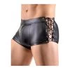 Svenjoyment Black Matte Look Trunks With Side Lacing -Sex Toy Store svenjoyment black matte look trunks with side lacing 213295817 1