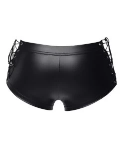 Svenjoyment Black Matte Look Trunks With Side Lacing -Sex Toy Store svenjoyment black matte look trunks with side lacing 213295817 6