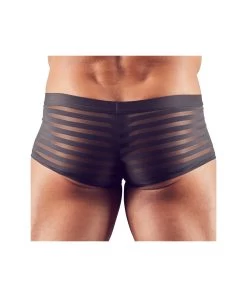 Svenjoyment Black Sheer Striped Boxer Briefs -Sex Toy Store svenjoyment black sheer striped boxer briefs 3