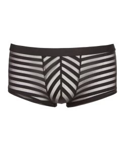 Svenjoyment Black Sheer Striped Boxer Briefs -Sex Toy Store svenjoyment black sheer striped boxer briefs 4