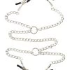 Temptation Unboxed Chained Nipple & Labia Clamps -Sex Toy Store temptation unboxed chained nipple labia clamps 1
