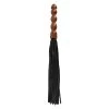 Zado Leather Flogger With Wooden Handle -Sex Toy Store zado leather flogger with wooden handle 1