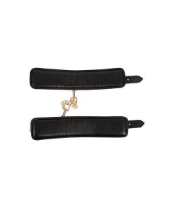 Zado Leather Handcuffs With Gold-coloured Chain -Sex Toy Store zado leather handcuffs 6 5fc77dcb87c36